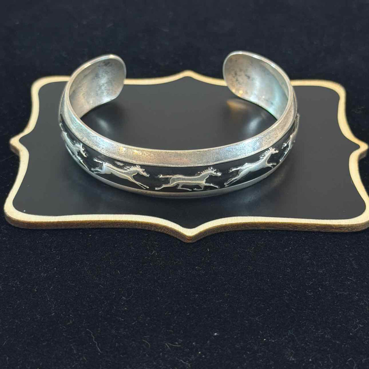 Sterling Silver Horse Cuff Bracelet – Good Apple Equine