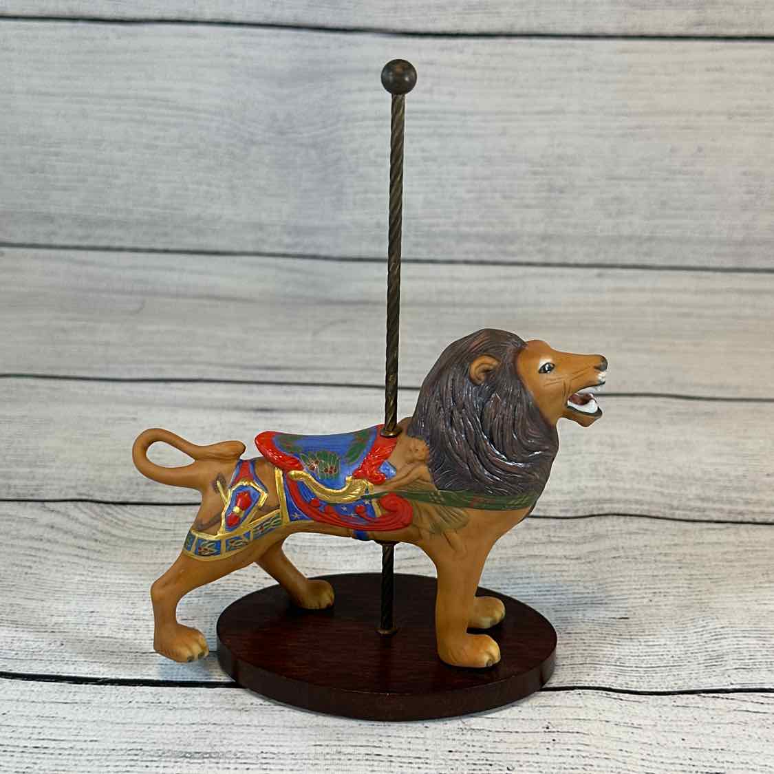 The Franklin Mint Vintage Carousel Lion – Good Apple Equine